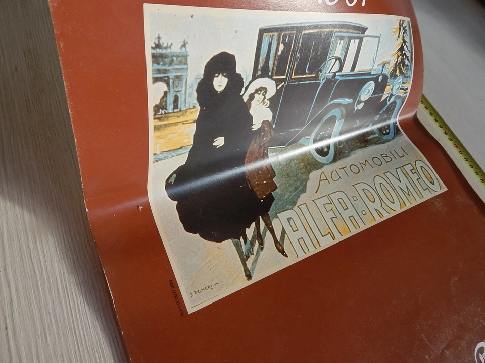 CALENDARIO ORIGINALE ALFA ROMEO ANNO 1981 - Immagine 2 di 4