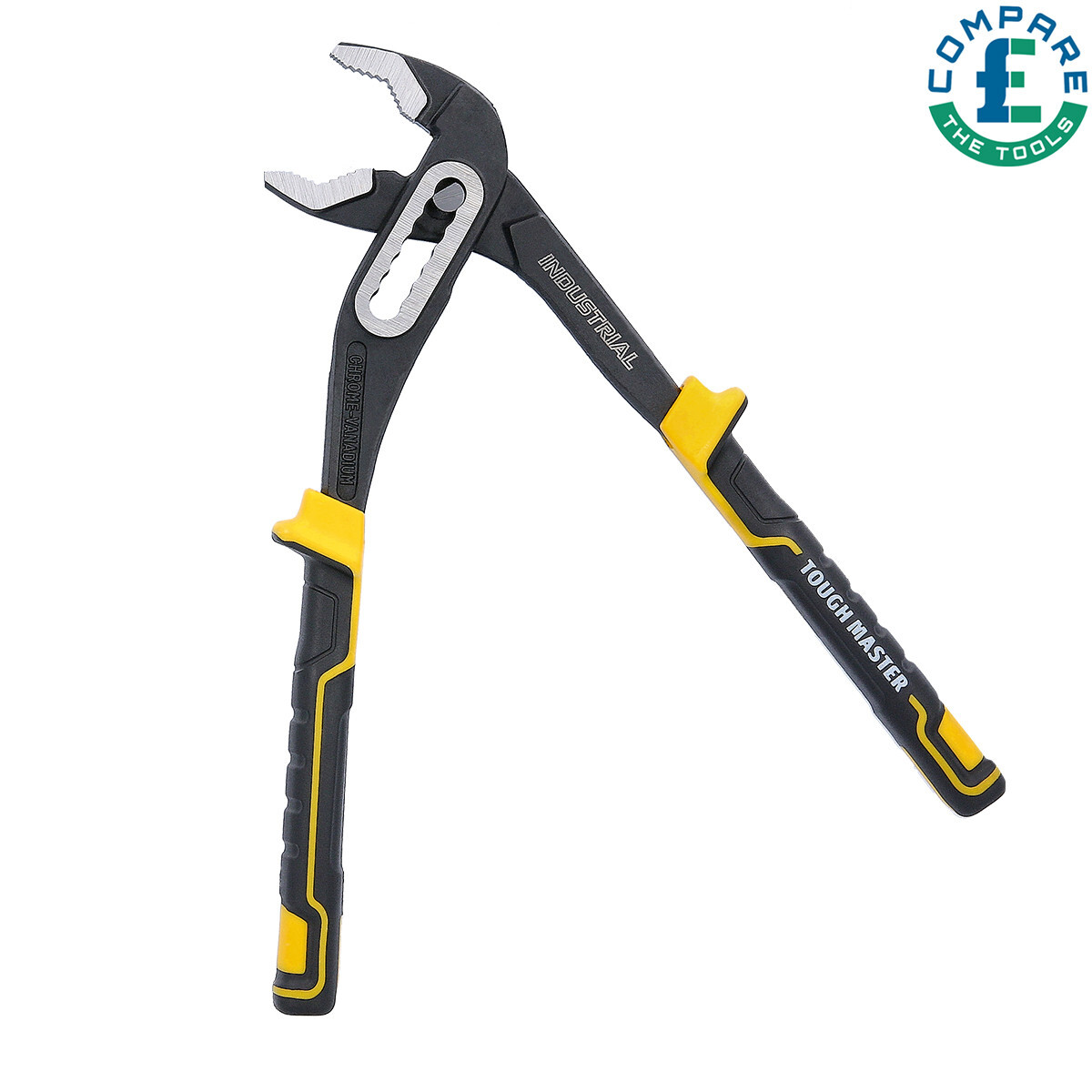 TOUGH MASTER Plumbers Slim Jaw Water Pump Pliers Pipe Wrench 10in 250 mm Cr-V