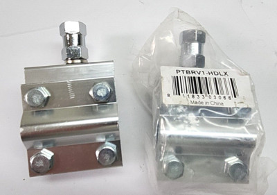 2Pk Double Groove Heavy Duty CB Antenna Mirror Mount w/ So239 Connection