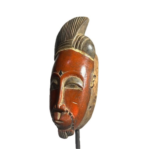 Maschera africana tribù Baule maschera passaporto mali arte africana Africa occidentale maschera-834 - Foto 21 di 24