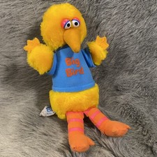Vintage 1983 Hasbro Softies Mini Sized Big Bird Sesame Street Plush 9.5   READ 