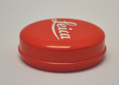 RARE Vintage Leica Logo 52mm metal Red Case #1 | eBay