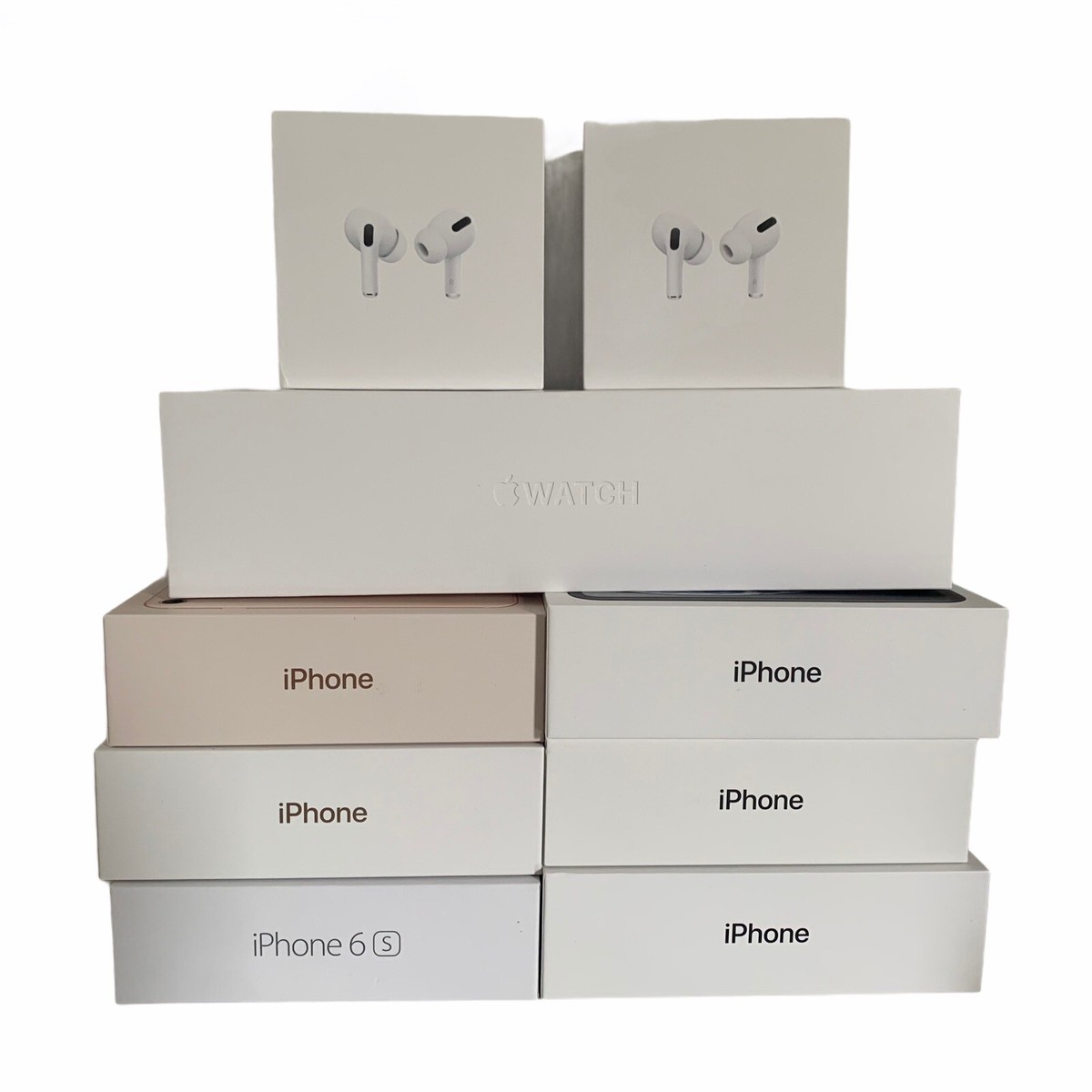 Apple iPhone, AirPods Pro, Apple Watch Box *Empty Boxes Only* Lot