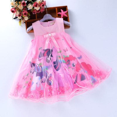 UK Stock New Stunning Rose Flower Girls Wedding Dress Party Evening dress 2-7 Y