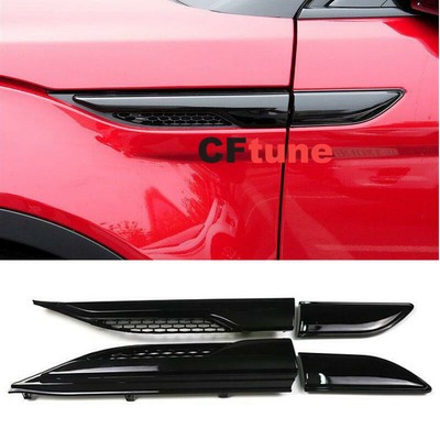 For Range Rover Vogue L405 Black Car Door Side Fender Grille Air Vent Cover