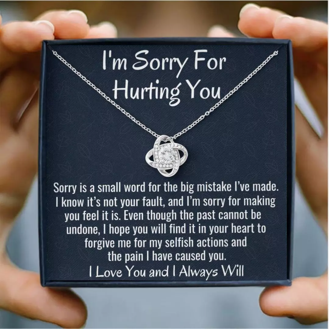 I m Sorry Gift Necklace Apology Gift For Partner Gift for Women Wife Girlfriend