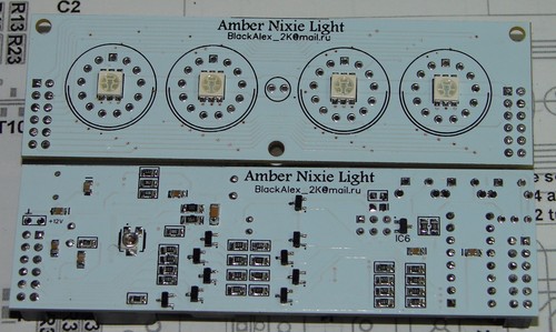 Nixie tube clock kit 2.3 IN-14 Tubes and multicolor RGBbacklight in cardboad box - Picture 3 of 10