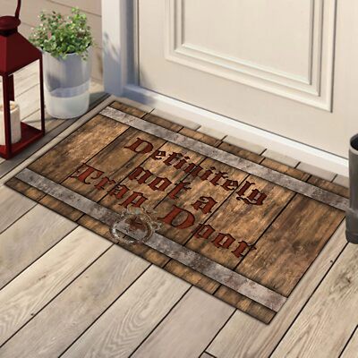 Definitely Not A Trap Door Doormat Home Entrance Floor Mats Front Door Welcome