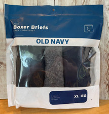 Old Navy Go-Dry Cool Performance Boxer-Briefs Underwear 3-Pack Men XLarge NEW