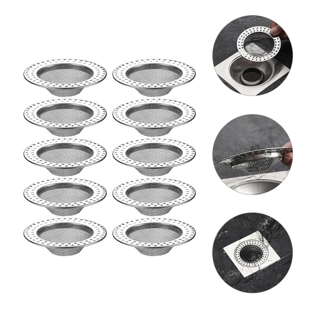 10 Pcs Floor Drain Screen Tub Hair Catcher Stopper Filter Sink eBay