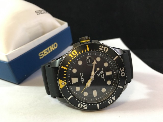 seiko men's prospex solar chronograph watch