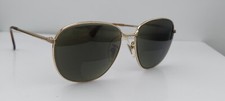 Vintage Deauville 29 Gold Oval Metal Sunglasses Japan FRAMES ONLY