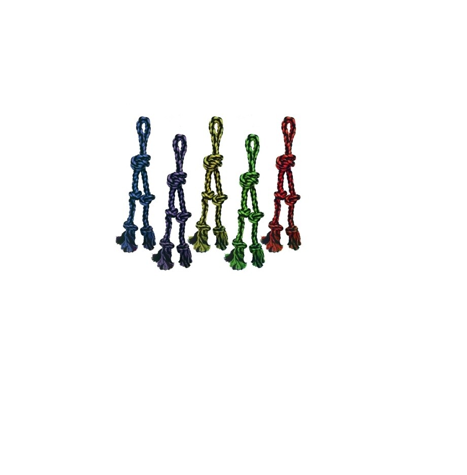 Nuts For Knots Rope Danglers for Dog Toy SOLD EACH ITEM ASSORTED COLORS 20in