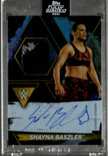 2021 Topps WWE Fully Loaded Super Gear Relics Onyx #GSB Shayna Baszler Auto /50