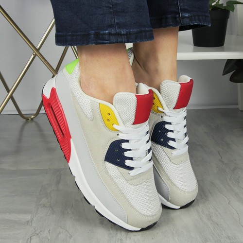 Zapatillas Zapatos Tenis Damas Con Cordones Cómodas Clásicas Bombas Gimnasio Correr Mujeres Tallas - Imagen 3 de 25
