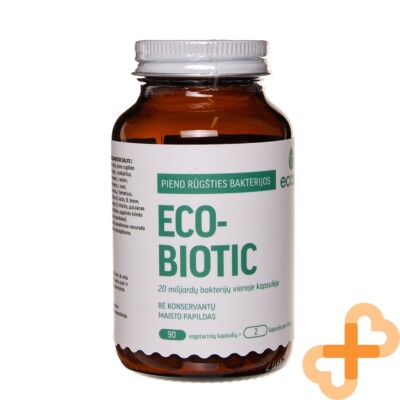 ECOSH Ecobiotic 90 Kapseln Milch Säure Bakterien Komplex Verdauungs Stütze