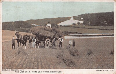 RISBOROUGH, BUCKS - DIE LETZTE LADUNG, WEISSES BLATTKREUZ ~ ALTE POSTKARTE #2512367