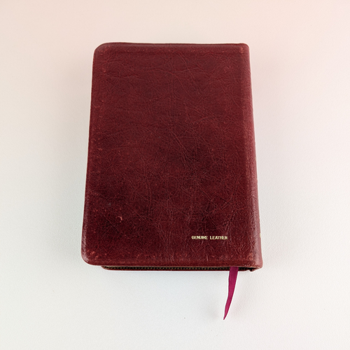 Holy Bible KJV Red Letter Riverside 87RL (Nelson) - 1972 Red Leather Bound - Picture 4 of 21
