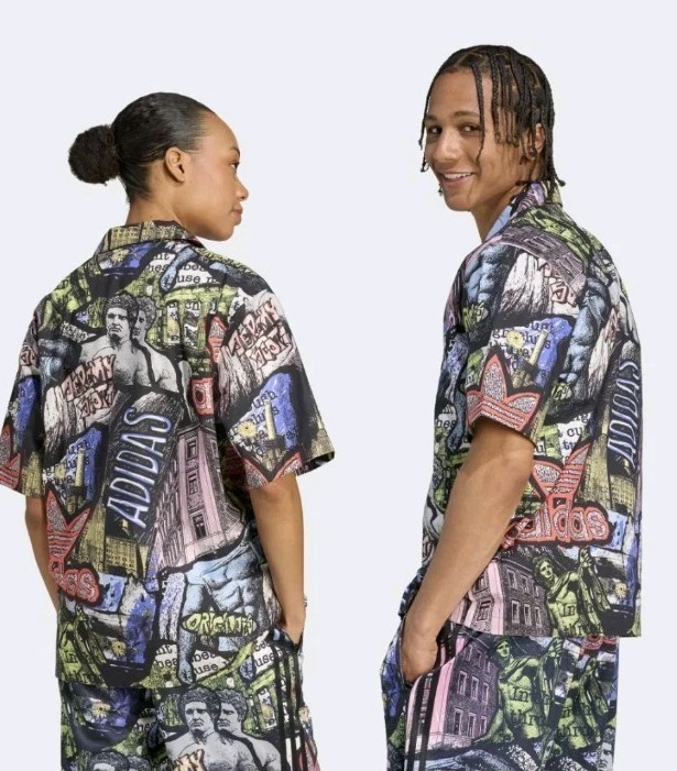 adidas x Jeremy Scott AOP Shirt XL New Nwt image 3