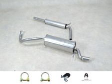 Auspuff Set Neu für VW Polo 6R1, 6C1 1.4 1.6 + BiFuel Mitteltopf Endtopf