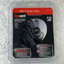 Gigaware USB Transfer Cable for Windows and Mac - New, open box