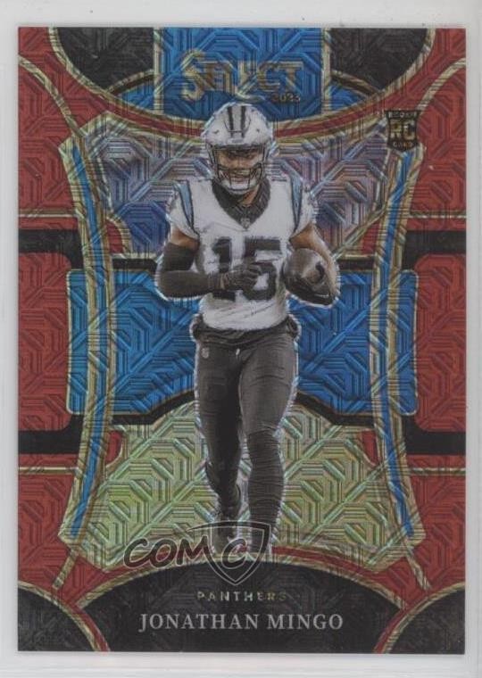 2023 Panini Select Suite Level Red Prizm 13/49 Jonathan Mingo #414 ku9