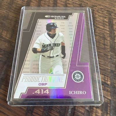 Ichiro Donruss 2005 PL-6 A Purple Die Cut Num. 073/100