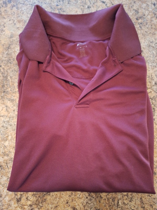 Maroon 3XL Reebok Golf Shirt
