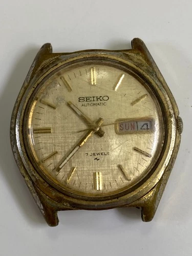 Vintage Seiko 7006-7079 Automatic Men's Watch, Pre-Owned, Runs (37-#45)