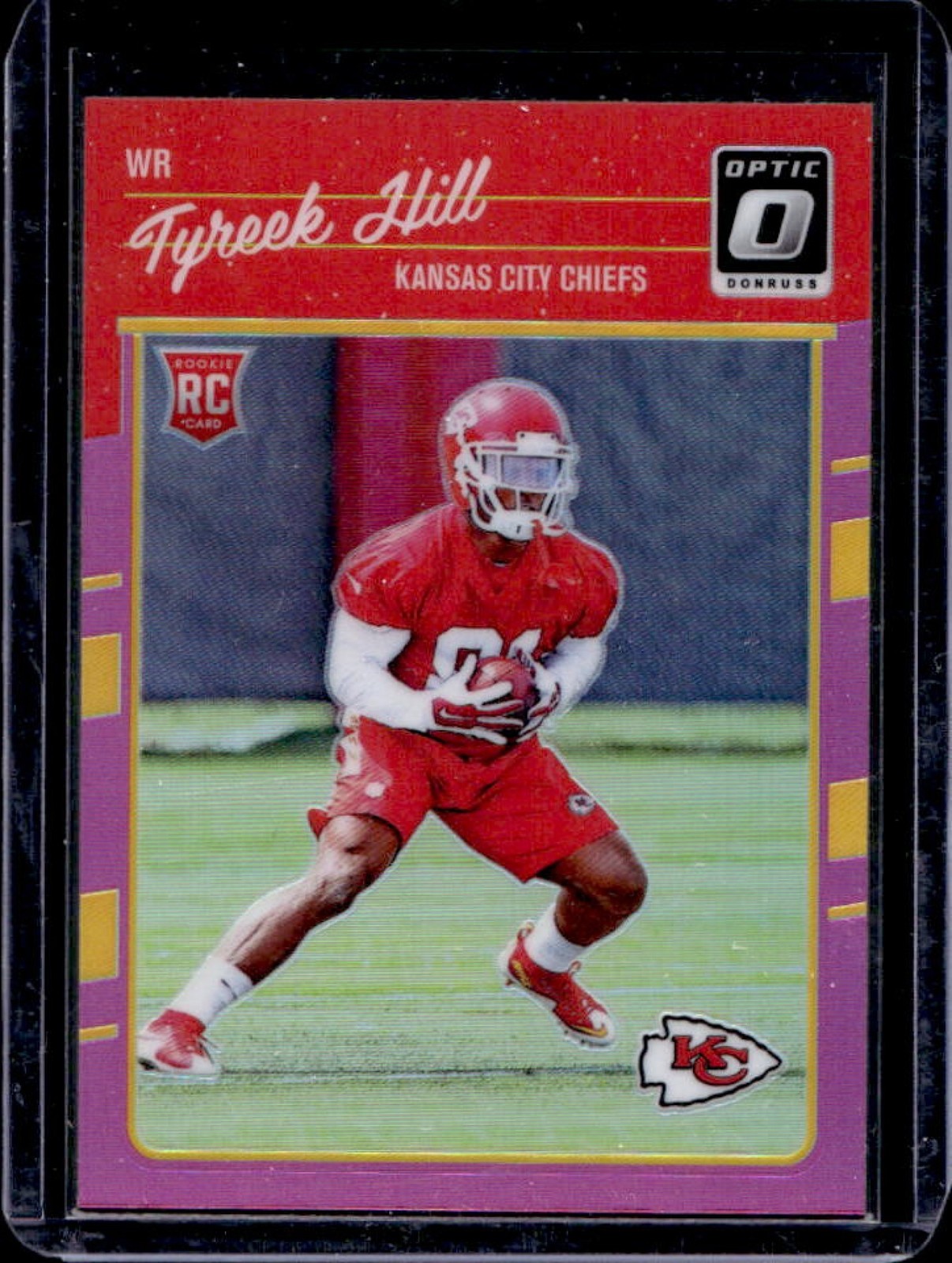 2016 Donruss Optic Tyreek Hill RC Pink Rookie #117 Chiefs