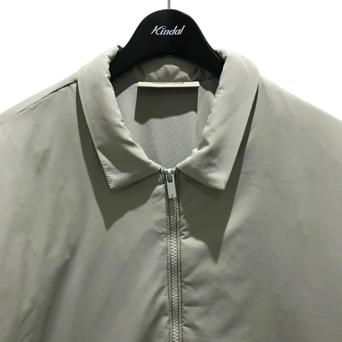 FOG ESSENTIALS Gray Back Logo Filled Jacket Size … - image 3