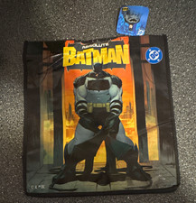DC Batman Reusable Shopping Tote Bag Medium 13x12x14 in Black/Multicolor