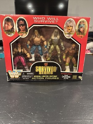SEALED Vintage 1996 WWE Survivor Series Limited Edition Action Figure Set