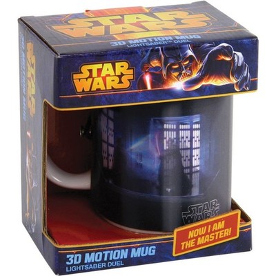 Offiziell lizenzierte Star Wars Lichtschwert Duell 3D Bewegung Tasse