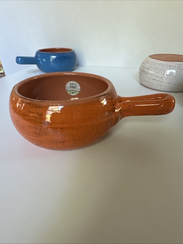 De Silva Terrakotta Suppenschalen Backofenform mit Griff Made in Italy Set 4 - Bild 3 von 16