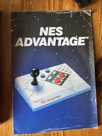 Vintage Nintendo NES-026 Advantage Video Game Joystick Controller & Instructions