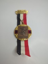 Vintage Wilhelm Busch Medal 1973 Fruhjahrsmarsch Oberoatendorf Germany Pin Badge