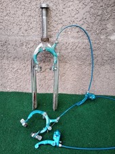 Fourche BMX vintage chromé leviers freins étriers old school