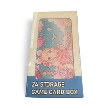 New Pink Anime Kawaii 24 Slot Game Card Case for Nintendo Switch or Switch Lite 
