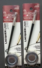 Set of 2 NEW L'Oreal Infallible 24H Gel Eyeliner 175 Dark Slate
