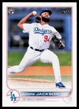 2022 Topps Andre Jackson Rookie Los Angeles Dodgers #258
