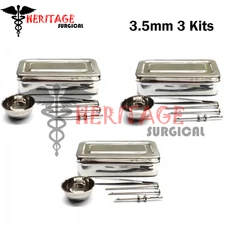 3 HRT Trocar kit 3.5mm 3 kits ,Hormone Replacement Pellet Insertion Kit 3 Sets