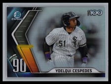 2022 Bowman Baseball #BTP-90 Yoelqui Cespedes Bowman Scouts' Top 100 White Sox