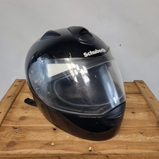 Casco moto Schuberth S1 taglia 58/59 con visiera parasole ribaltabile nero UK