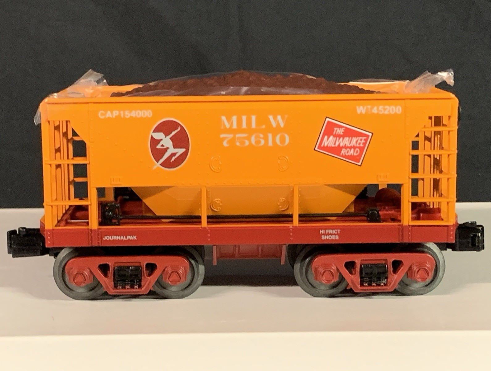 MTH Milwaukee Road Ore Car w/Ore Load O Gauge #30-75360 MIB