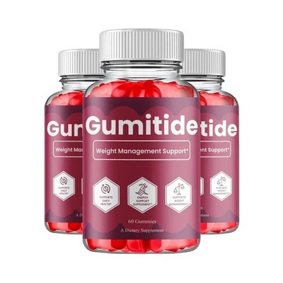 3-Pack Gumitide Gummies - Gumitide Daily Weight Loss Support Gummies -180Gummies