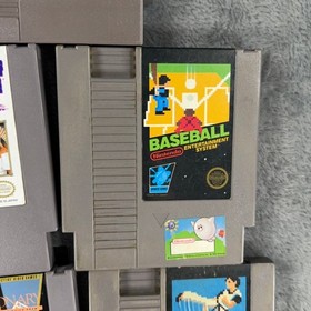 NES Game Lot 5 Kung Fu Baseball Fighting Golf Wheel of Fortune Pictionary