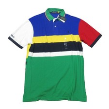 Polo Ralph Lauren Big  Tall Men's Blue Multi Stripe Classic Fit Polo Shirt
