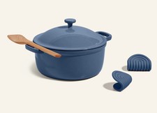 Our Place 5.5qt 10.5" Cast Iron Perfect Pot - BLUE SALT