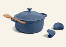Our Place 5.5qt 10.5" Cast Iron Perfect Pot - BLUE SALT